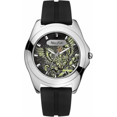 Marc Ecko, Armbanduhr, Herrenuhr E07502G1 (Ø 48 mm), Schwarz, Silber, (48 mm) Marc Ecko, Armbanduhr, Herrenuhr E07502G1 (Ø 48 mm), Schwarz, Silber, (48 mm)
