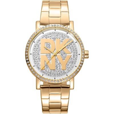 DKNY, Armbanduhr, Soho Logo - DK1L035M0215, Gold, (Analoguhr, 36 mm) DKNY, Armbanduhr, Soho Logo - DK1L035M0215, Gold, (Analoguhr, 36 mm)