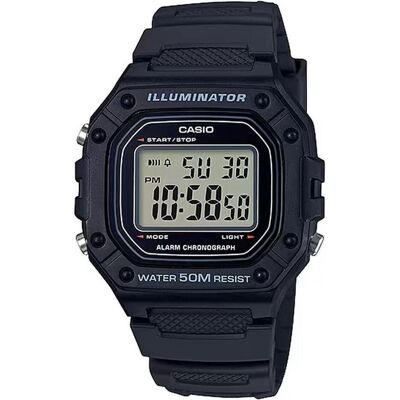 Casio Armbanduhr, W-218H-1A, Schwarz, (43 mm) Casio Armbanduhr, W-218H-1A, Schwarz, (43 mm)