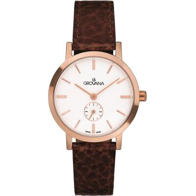 Grovana, Armbanduhr, Kensington Bramham-Kollektion – Montre-Quarz, hergestellt in der Schweiz, Silber, (Swiss Made) Grovana, Armbanduhr, Kensington Bramham-Kollektion – Montre-Quarz, hergestellt in der Schweiz, Silber, (Swiss Made)