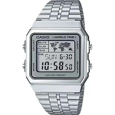 Casio Armbanduhr, Vintage, Silber, (Digitaluhr, 39 mm) Casio Armbanduhr, Vintage, Silber, (Digitaluhr, 39 mm)