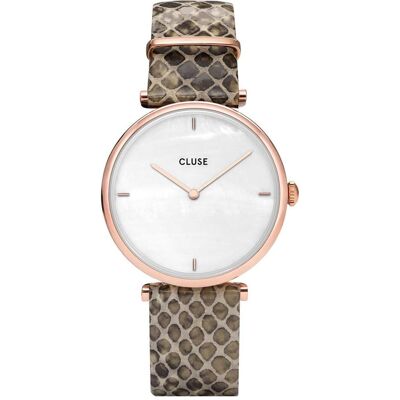 Cluse, Armbanduhr, Triomphe Rosé Python, Rosa, (Analoguhr, 33 mm) Cluse, Armbanduhr, Triomphe Rosé Python, Rosa, (Analoguhr, 33 mm)
