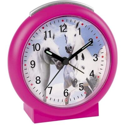 JOGRABO Atlanta 2121/8 Kinderwecker Pferde Rosa - Wecker JOGRABO Atlanta 2121/8 Kinderwecker Pferde Rosa - Wecker
