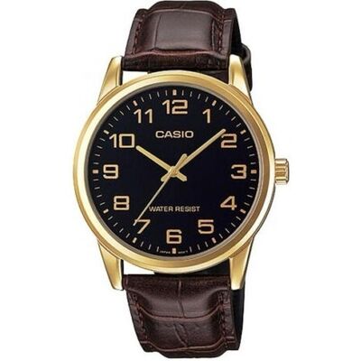Casio Armbanduhr, Standard, Braun, Gold, (38 mm) Casio Armbanduhr, Standard, Braun, Gold, (38 mm)
