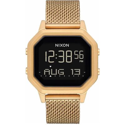 Nixon, Armbanduhr, Siren Milanese, Gold, (Digitaluhr, 36 mm) Nixon, Armbanduhr, Siren Milanese, Gold, (Digitaluhr, 36 mm)