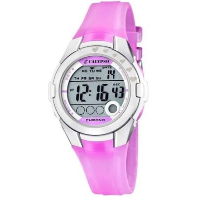 Calypso, Armbanduhr, K5571/3, Violett, Pink, (Digitaluhr) Calypso, Armbanduhr, K5571/3, Violett, Pink, (Digitaluhr)