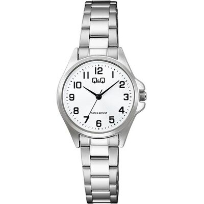 Q&Q, Armbanduhr, Analog Watch C37A-005P, Silber, (Analoguhr, 30 mm) Q&Q, Armbanduhr, Analog Watch C37A-005P, Silber, (Analoguhr, 30 mm)