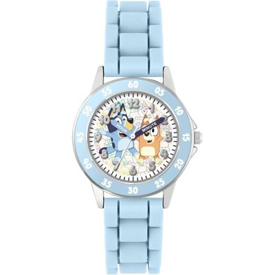 Disney Armbanduhr, Bluey Blue Lernuhr, Blau, (Analoguhr) Disney Armbanduhr, Bluey Blue Lernuhr, Blau, (Analoguhr)
