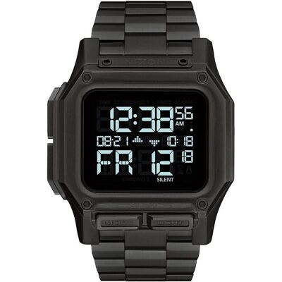 Nixon, Armbanduhr, Regulus SS All Black, Schwarz, (Digitaluhr, 46 mm) Nixon, Armbanduhr, Regulus SS All Black, Schwarz, (Digitaluhr, 46 mm)