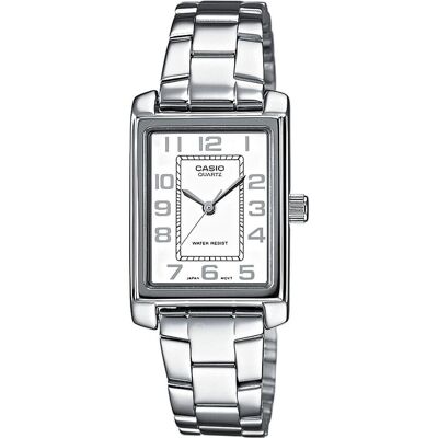 Casio Armbanduhr, LTP-1234PD-7B, Silber, Weiss, Grau, (Analoguhr, 21 mm) Casio Armbanduhr, LTP-1234PD-7B, Silber, Weiss, Grau, (Analoguhr, 21 mm)