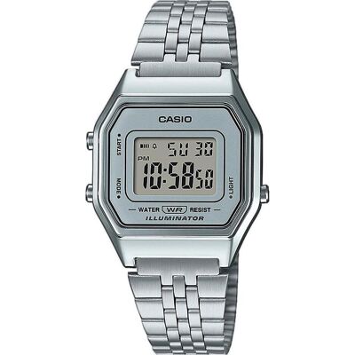 Casio Armbanduhr, Retro Vintage - LA680WEA-7EF, Grau, Silber, (Digitaluhr, 28.50 mm) Casio Armbanduhr, Retro Vintage - LA680WEA-7EF, Grau, Silber, (Digitaluhr, 28.50 mm)