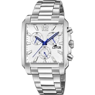 Lotus Armbanduhr, 18850/1 Edelstahlband Chrono, Silber, (Chronograph, 38 mm) Lotus Armbanduhr, 18850/1 Edelstahlband Chrono, Silber, (Chronograph, 38 mm)