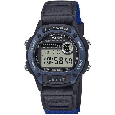 Casio Armbanduhr, Herrenuhr W-220HF-2AVEF, Schwarz, Blau, (36.60 mm) Casio Armbanduhr, Herrenuhr W-220HF-2AVEF, Schwarz, Blau, (36.60 mm)
