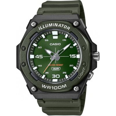 Casio Armbanduhr, MW-620H-3AVDF Herrenuhr + BOX, Grün, (48 mm) Casio Armbanduhr, MW-620H-3AVDF Herrenuhr + BOX, Grün, (48 mm)