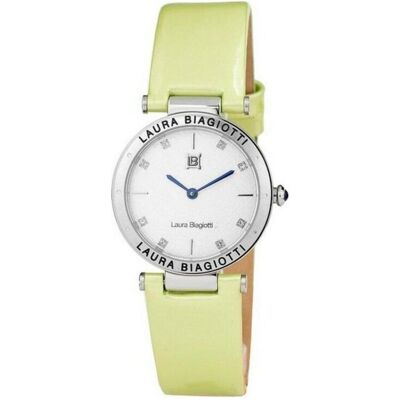 Laura Biagiotti, Armbanduhr, Damenuhr LB0012L-02 (Ø 30 mm), Silber, Grün, (30 mm) Laura Biagiotti, Armbanduhr, Damenuhr LB0012L-02 (Ø 30 mm), Silber, Grün, (30 mm)
