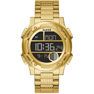 Guess Armbanduhr, GW0271G2 Herrenuhr Zip 45mm 5ATM, Gold, (Chronograph, 45 mm) Guess Armbanduhr, GW0271G2 Herrenuhr Zip 45mm 5ATM, Gold, (Chronograph, 45 mm)
