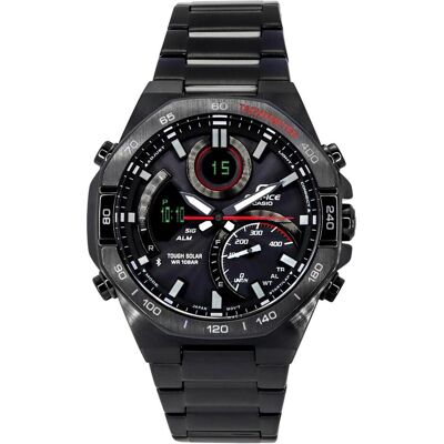 Casio Armbanduhr, Edifice Analogico Digitale Tough Solar Mobile Link, Schwarz, (Analoguhr, Chronograph, Digitaluhr) Casio Armbanduhr, Edifice Analogico Digitale Tough Solar Mobile Link, Schwarz, (Analoguhr, Chronograph, Digitaluhr)