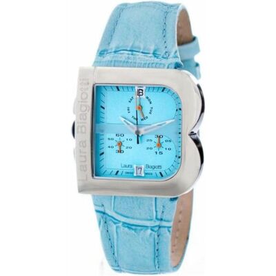 Laura Biagiotti, Armbanduhr, Damenuhr LB0002L-BLU (Ø 33 mm), Silber, Blau, (33 mm) Laura Biagiotti, Armbanduhr, Damenuhr LB0002L-BLU (Ø 33 mm), Silber, Blau, (33 mm)