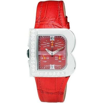 Laura Biagiotti, Armbanduhr, Damenuhr LB0002L-05Z (Ø 36 mm), Rot, Silber, Mehrfarbig, (36 mm) Laura Biagiotti, Armbanduhr, Damenuhr LB0002L-05Z (Ø 36 mm), Rot, Silber, Mehrfarbig, (36 mm)