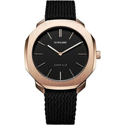 D1 Milano, Armbanduhr, Unisex-Uhr (Ø 36 mm), Schwarz, Gold, (Analoguhr, 36 mm) D1 Milano, Armbanduhr, Unisex-Uhr (Ø 36 mm), Schwarz, Gold, (Analoguhr, 36 mm)