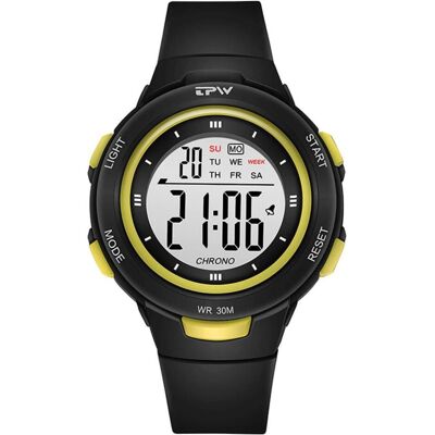 VR Shinecon, Armbanduhr, Kinderuhr Digitalanzeige, Modell Exia Schwarz, Schwarz, (Chronograph, Digitaluhr, 35 mm) VR Shinecon, Armbanduhr, Kinderuhr Digitalanzeige, Modell Exia Schwarz, Schwarz, (Chronograph, Digitaluhr, 35 mm)