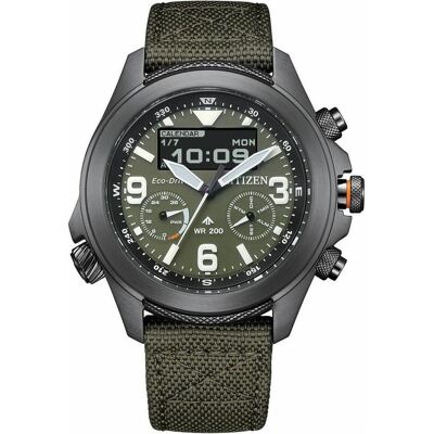 Citizen Armbanduhr, JV1005-02W, Grau, Grün, (43.90 mm) Citizen Armbanduhr, JV1005-02W, Grau, Grün, (43.90 mm)