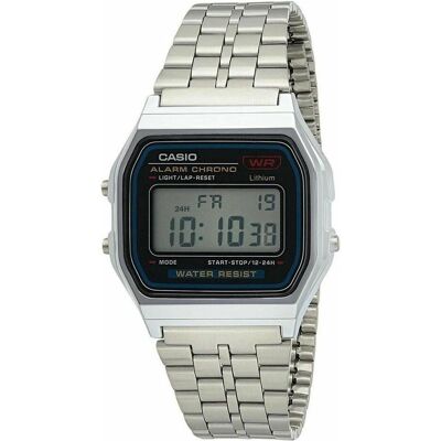 Casio Armbanduhr, Vintage, Schwarz, Grau, (33 mm) Casio Armbanduhr, Vintage, Schwarz, Grau, (33 mm)