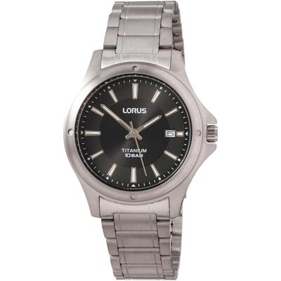 Lorus, Armbanduhr, Klassik, Grau, (Chronograph, 37 mm) Lorus, Armbanduhr, Klassik, Grau, (Chronograph, 37 mm)
