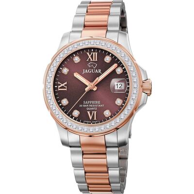 Jaguar, Armbanduhr, Woman Diver 894/2, Weiss, Silber, (Analoguhr, 32 mm) Jaguar, Armbanduhr, Woman Diver 894/2, Weiss, Silber, (Analoguhr, 32 mm)
