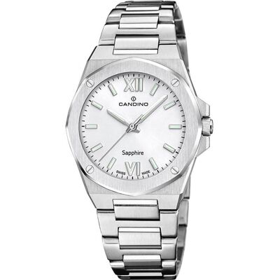 Candino, Armbanduhr, Lady Elegance, Silber, (Analoguhr, 33.50 mm) Candino, Armbanduhr, Lady Elegance, Silber, (Analoguhr, 33.50 mm)