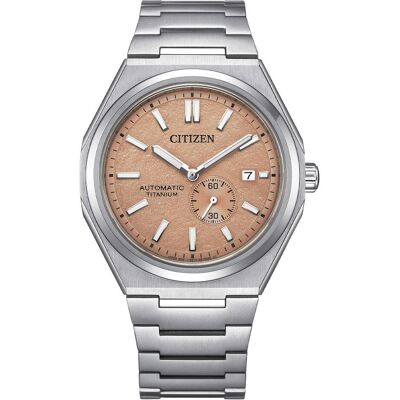 Citizen Armbanduhr, Super Titanio Automatico Arancione Data, Orange, (40 mm) Citizen Armbanduhr, Super Titanio Automatico Arancione Data, Orange, (40 mm)