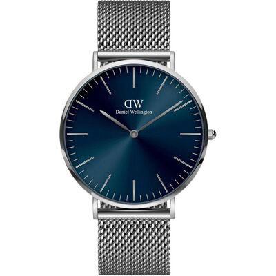 Daniel Wellington, Armbanduhr, Classic Mesh Arctic (40 mm), Silber, (Analoguhr, 40 mm) Daniel Wellington, Armbanduhr, Classic Mesh Arctic (40 mm), Silber, (Analoguhr, 40 mm)