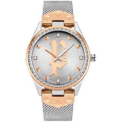 Police, Armbanduhr, Pongua, Silber, (Analoguhr, 36 mm) Police, Armbanduhr, Pongua, Silber, (Analoguhr, 36 mm)