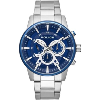 Police, Armbanduhr, Avondale, Silber, (Analoguhr, 48 mm) Police, Armbanduhr, Avondale, Silber, (Analoguhr, 48 mm)
