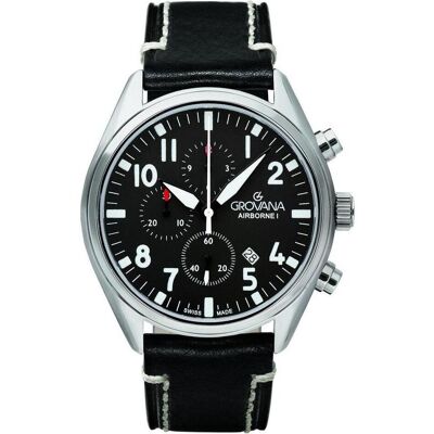 Grovana, Armbanduhr, Airborne I Chrono-Kollektion – Schweizer Chronouhr, (Swiss Made) Grovana, Armbanduhr, Airborne I Chrono-Kollektion – Schweizer Chronouhr, (Swiss Made)