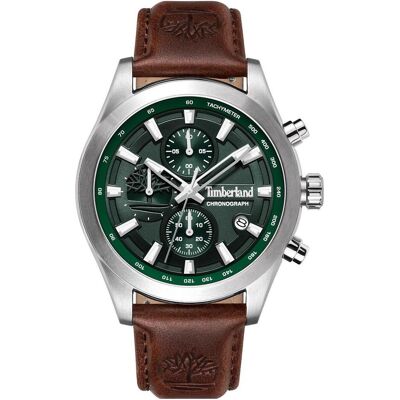 Timberland Armbanduhr, TDWGF0095101 Ashmont Chrono, Grün, Braun, Silber, (Chronograph, 44 mm) Timberland Armbanduhr, TDWGF0095101 Ashmont Chrono, Grün, Braun, Silber, (Chronograph, 44 mm)