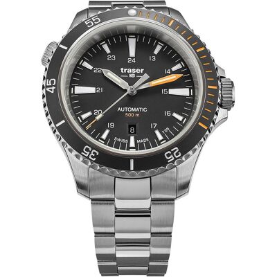 Traser, Armbanduhr, P67 Diver Automatic, Silber, (Analoguhr, 46 mm) Traser, Armbanduhr, P67 Diver Automatic, Silber, (Analoguhr, 46 mm)