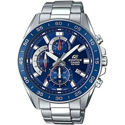 Casio Armbanduhr, Edifice EFV550D-2A, Silber, (Chronograph) Casio Armbanduhr, Edifice EFV550D-2A, Silber, (Chronograph)