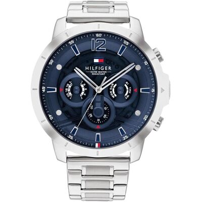 Tommy Hilfiger Armbanduhr, Luca, Silber, (Analoguhr, 50 mm) Tommy Hilfiger Armbanduhr, Luca, Silber, (Analoguhr, 50 mm)