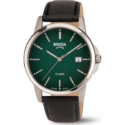 Boccia, Armbanduhr, Herrenuhr, Silber, (Chronograph, 40 mm) Boccia, Armbanduhr, Herrenuhr, Silber, (Chronograph, 40 mm)