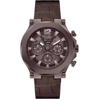 Guess Armbanduhr, Armbanduhr Mens Dress Edge, Braun, (Analoguhr, Chronograph, 46 mm) Guess Armbanduhr, Armbanduhr Mens Dress Edge, Braun, (Analoguhr, Chronograph, 46 mm)