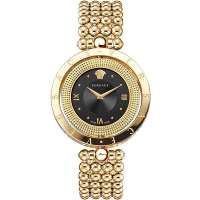 Versace, Armbanduhr, VE7901723, Gold, (Analoguhr, 34 mm) Versace, Armbanduhr, VE7901723, Gold, (Analoguhr, 34 mm)