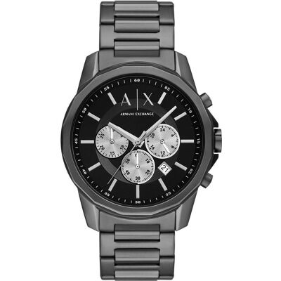 Armani Exchange Armbanduhr, Banks, Grau, (Analoguhr, Chronograph, 44 mm) Armani Exchange Armbanduhr, Banks, Grau, (Analoguhr, Chronograph, 44 mm)