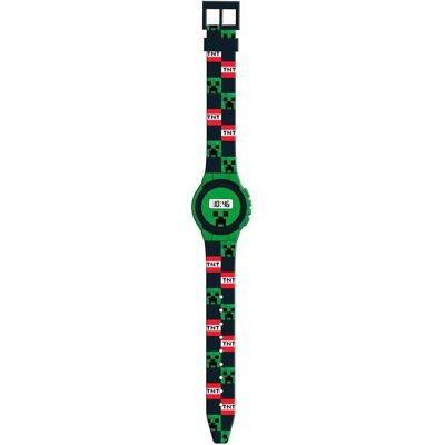 Minecraft, Armbanduhr, Euromic - Digital Wrist Watch - (0878311-MIN4223), Grün, Mehrfarbig, (Digitaluhr, 33 mm) Minecraft, Armbanduhr, Euromic - Digital Wrist Watch - (0878311-MIN4223), Grün, Mehrfarbig, (Digitaluhr, 33 mm)