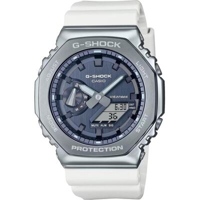 Casio Armbanduhr, G-Shock - GM-2100WS-7AER, Silber, Weiss, (Digitaluhr, 44.50 mm) Casio Armbanduhr, G-Shock - GM-2100WS-7AER, Silber, Weiss, (Digitaluhr, 44.50 mm)