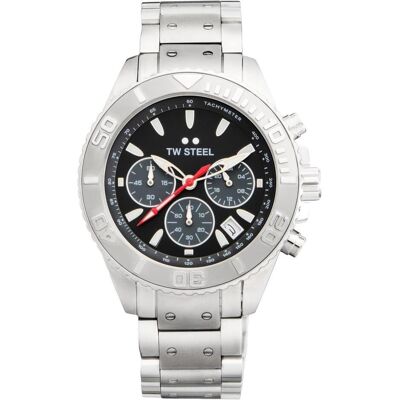 TW Steel, Armbanduhr, VAS1, Schwarz, (Chronograph, 45 mm) TW Steel, Armbanduhr, VAS1, Schwarz, (Chronograph, 45 mm)