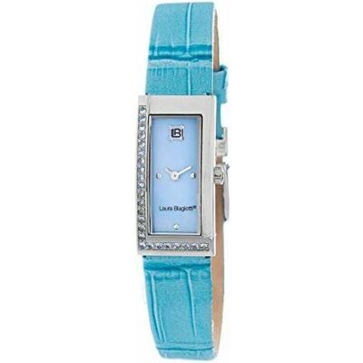 Laura Biagiotti, Armbanduhr, Damenuhr LB0011S-02Z (Ø 15 mm), Silber, Blau, (15 mm) Laura Biagiotti, Armbanduhr, Damenuhr LB0011S-02Z (Ø 15 mm), Silber, Blau, (15 mm)