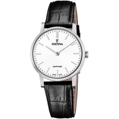 Festina, Armbanduhr, Swiss Made, Schwarz, (Analoguhr, 29 mm) Festina, Armbanduhr, Swiss Made, Schwarz, (Analoguhr, 29 mm)