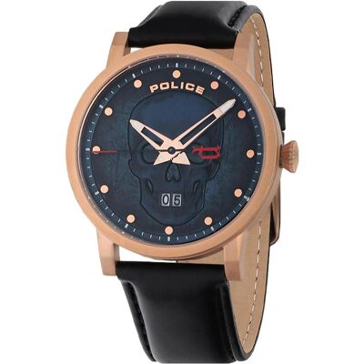 Police, Armbanduhr, PL15404JSR.03 Collin, Blau, (Analoguhr, 43 mm) Police, Armbanduhr, PL15404JSR.03 Collin, Blau, (Analoguhr, 43 mm)
