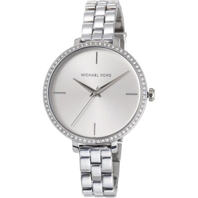 Michael Kors, Armbanduhr, DAMEN CHARLEY MK4398 (zm535a), Silber, (32 mm) Michael Kors, Armbanduhr, DAMEN CHARLEY MK4398 (zm535a), Silber, (32 mm)